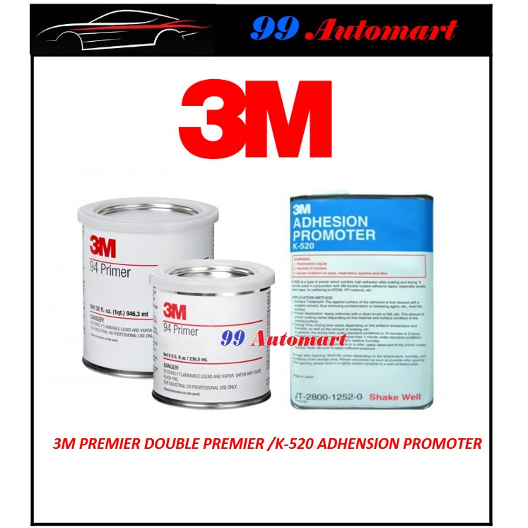 3M Double Tape 94 Primer 236ml 8oz / 946ml 32oz / K520 ADHESION