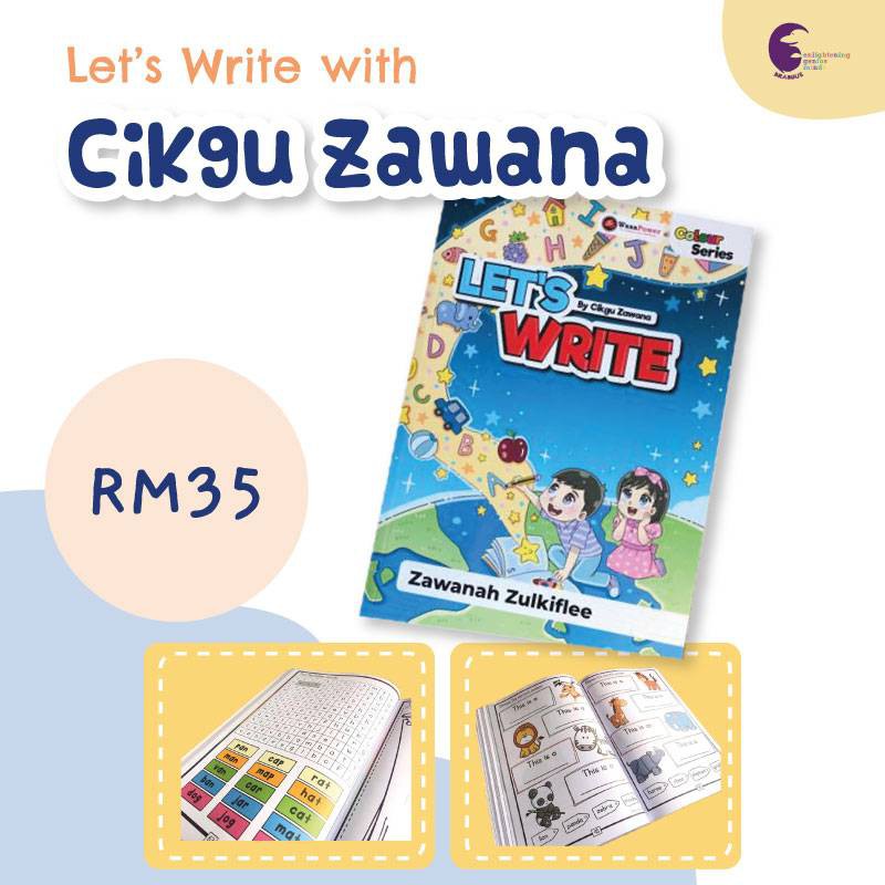 Kombo Cikgu Zawana Jom Baca Jom Tulis Dan Adik Pandai Mengira Let S Read And Let S Write With