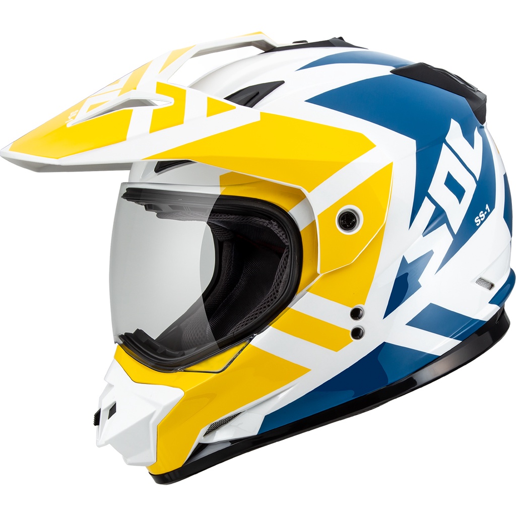 DOT Helmet Motor Cross Dual Sport SS1 WILD (FREE CAP for member) SOL