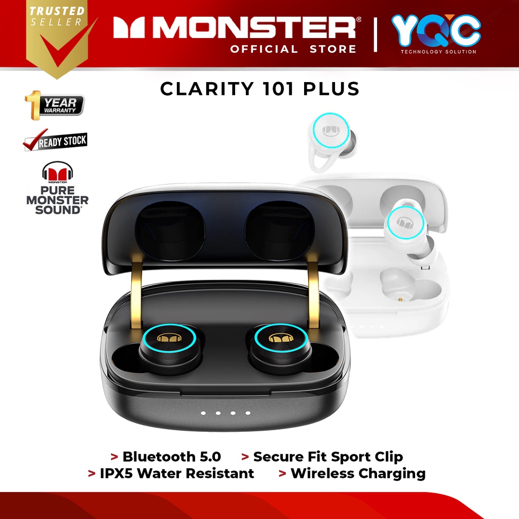 MONSTER Clarity 101 Pro True Wireless Earbuds AirLinks Earphone