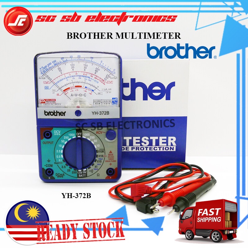 BROTHER HIGH QUALITY MULTIMETER YH-372B ANALOG MULTIMETER YH-372B ...