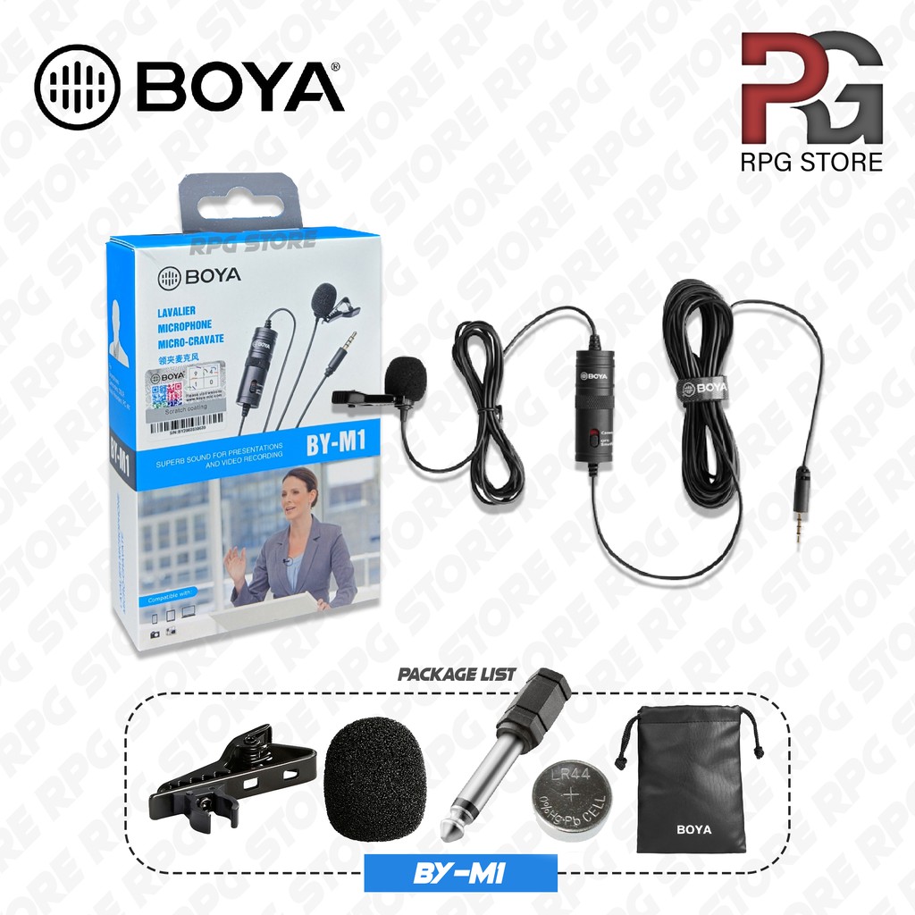BOYA BY-M1 Lavalier Microphone Micro-cravate Ror Mobile phone