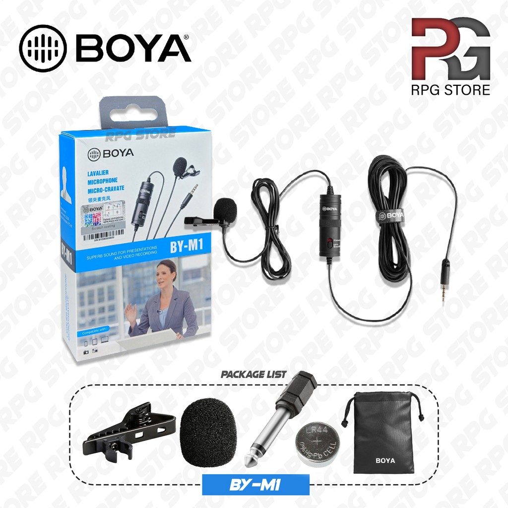 (READY STOCK) Original Authentic BOYA BYM1 Omni Directional