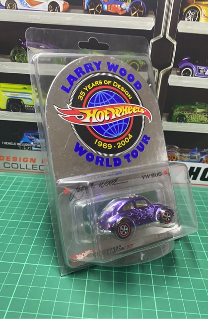 Hot Wheels Vw Bug Larry Wood World Tour (HTF Japan card variant