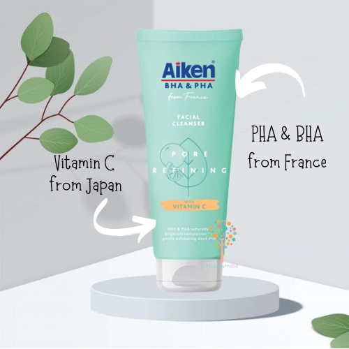 [05.05 SALES] AIKEN Bha Pha Exfoliating Pore Refine Cleanser 100g ...