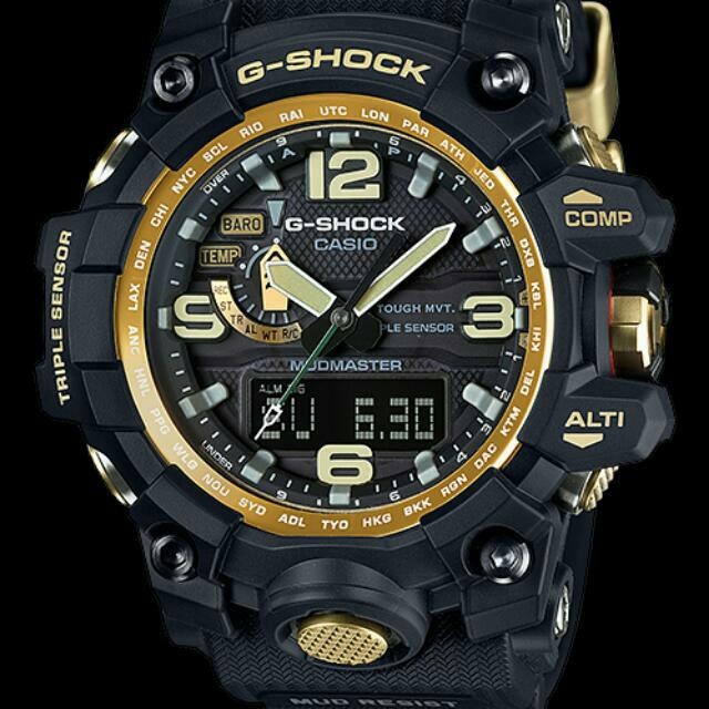 G Shock Mudmaster GWG 1000 Mudmaster Black Gold GWG1000 Tough