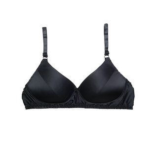 Soft Satin Bra Comfortable Underwear Wireless Bralette 3/4 Cup Intimate  Lingerie Thin Seamless Bras For Women
