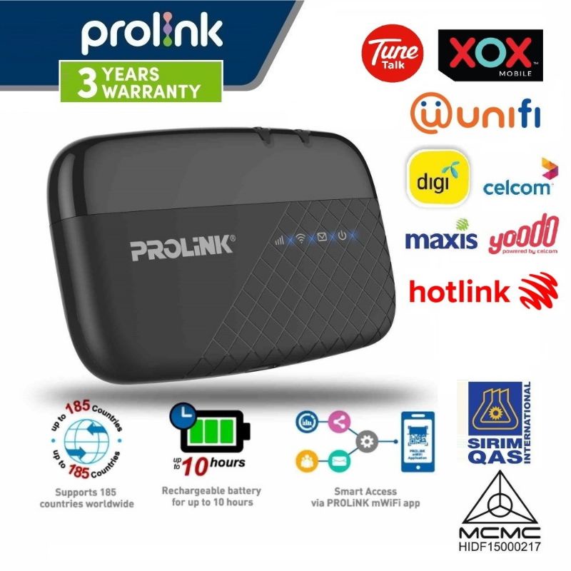 Prolink 4G LTE Unlimited Pocket Wifi Modem Router PRT7011L | Shopee ...
