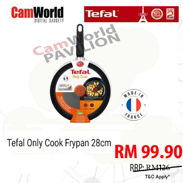 Tefal Cook Right Non-Stick Frypan 28cm Each