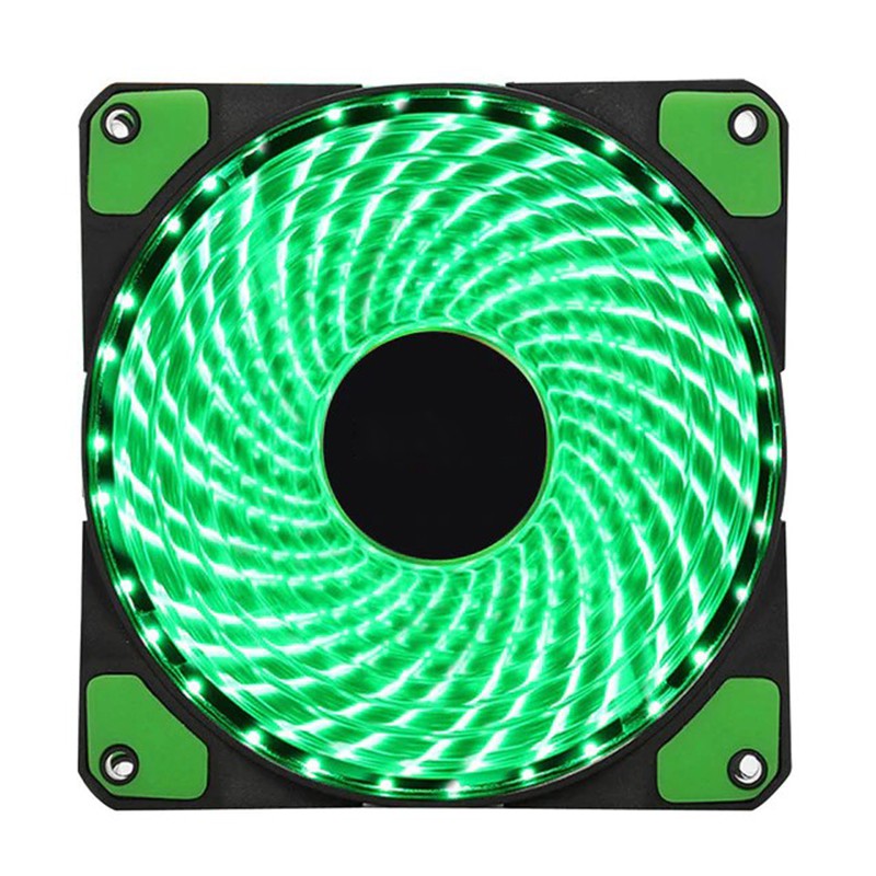 120MM PC Led Cooling Silent Case Fan with Anti Vibration Rubber ...