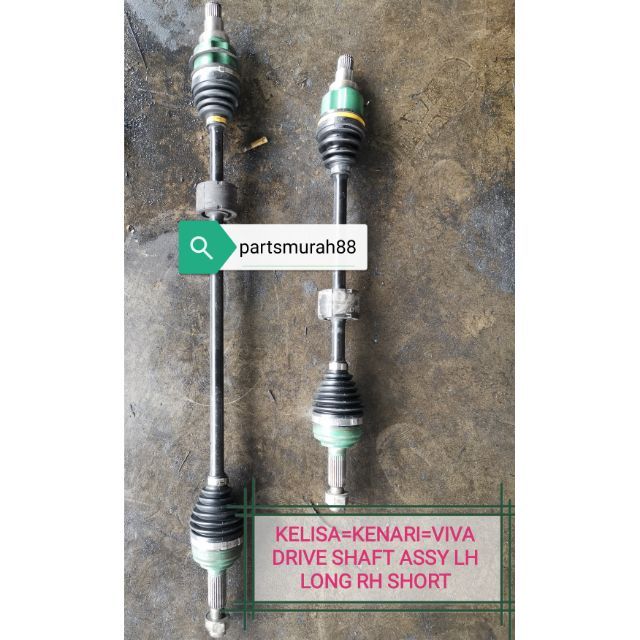 VIVA KENARI KELISA DRIVE SHAFT ASSY ORIGINAL JEPUN RH KANAN LONG LH