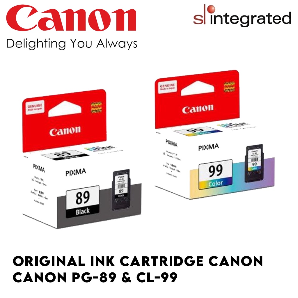 Original Ink Cartridge Canon E560,E560R Canon PG89 & CL99 Shopee