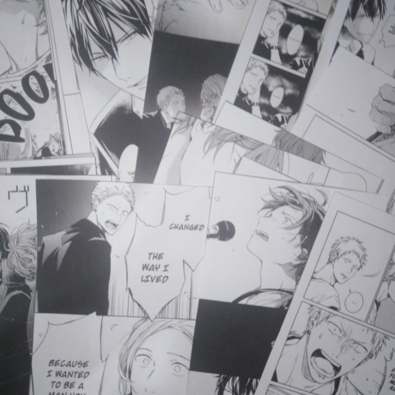 YAOI/BL MANGA PANELS ft. Bondpaper Shopee Malaysia
