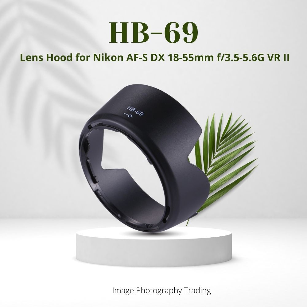 HB-69 HB69 Bayonet Lens Hood For AF-S DX NIKKOR 18-55mm f/3.5-5.6G VR ...