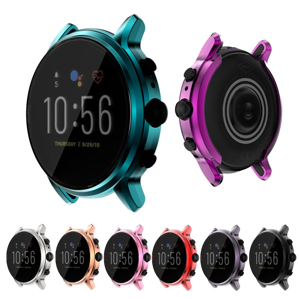 TPU Protective Cover Case For Fossil Gen 5 Carlyle Smart Watch Bumper Shell Full Glass Screen Protector Sleeve For Gen5 Carlyle Shopee Malaysia