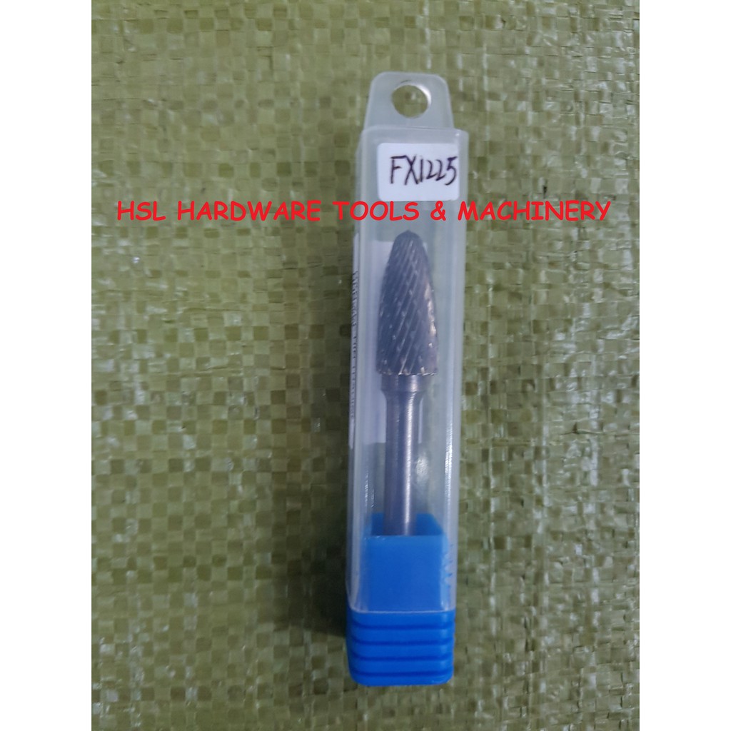 THK 10mm Cylinder RH Tungsten Carbide Aluminum Cut Burr – 6mm Shank, 150MM-C10