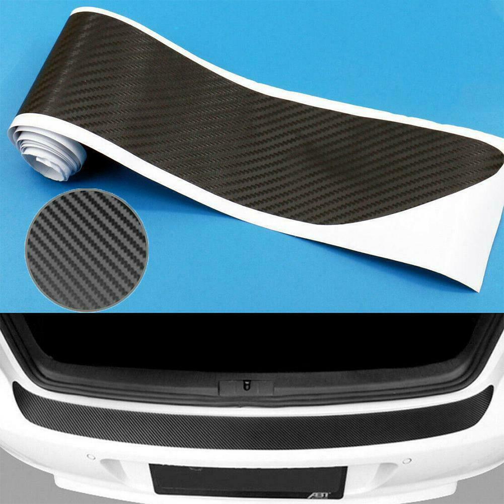 Car Boot Cover Carbon Fiber Car Trunk Rear Bumper Guard Sticker For ...