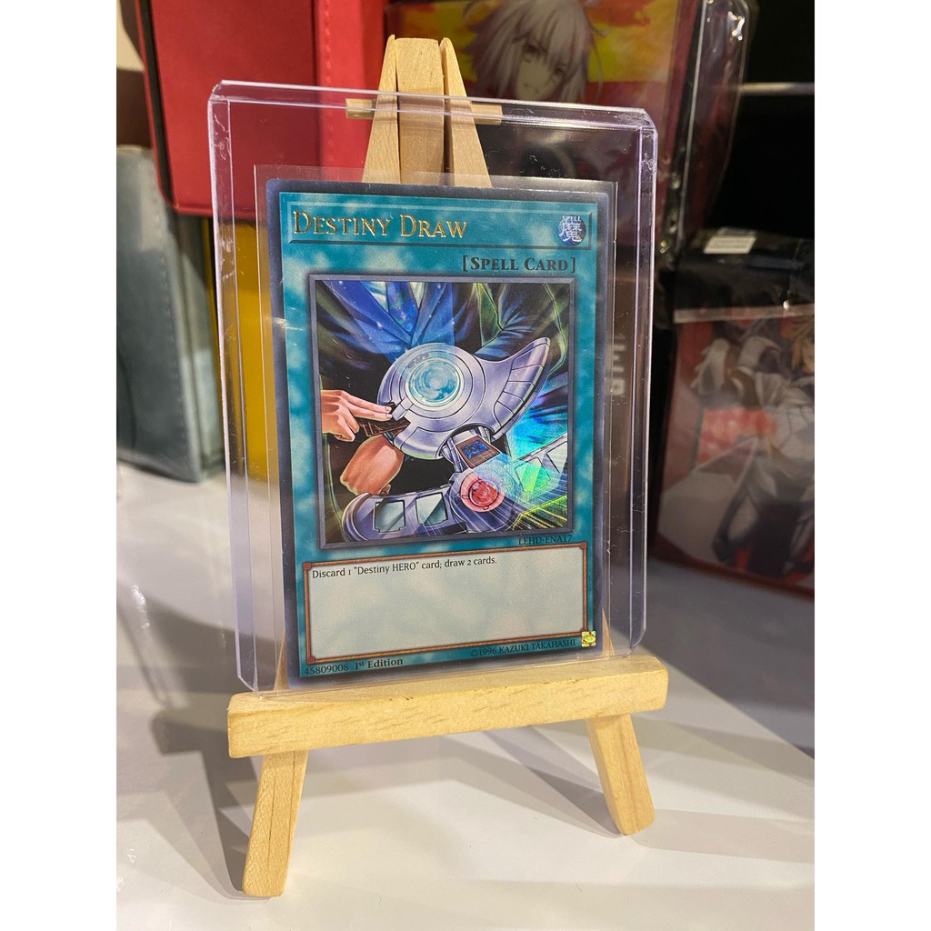 Yugioh Destiny Draw Cards – super Ultra Rare - Free protective plastic ...