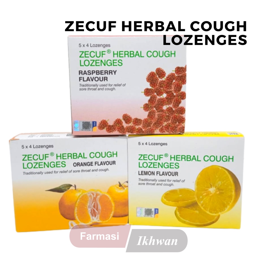 Zecuf Herbal Cough Lozenges 5x4 Lozenges Shopee Malaysia