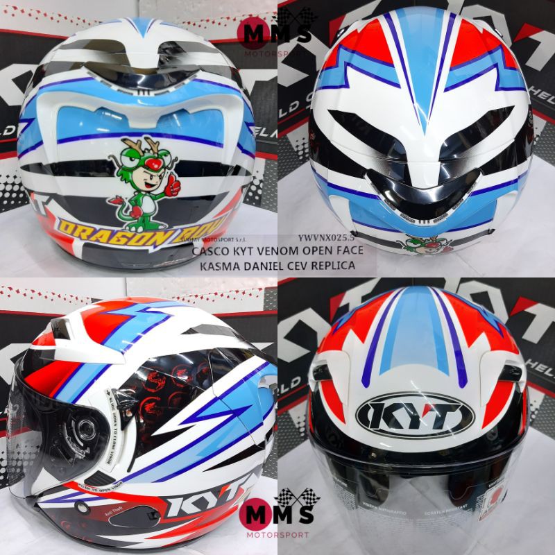 HELMET CASCO KYT VENOM OPEN FACE 100 ORIGINAL Shopee Malaysia