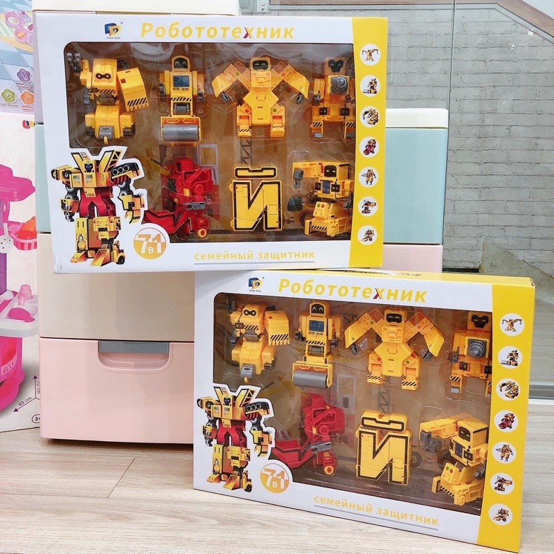 7in1 letter and number robot assembly box, D622-H093 (Box) | Shopee ...