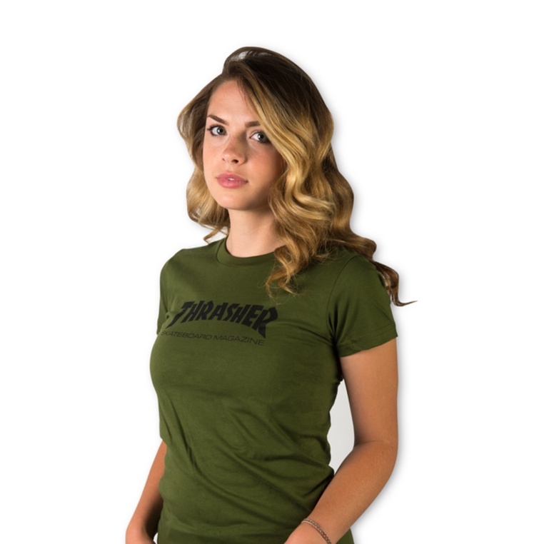 Olive thrasher shirt sale