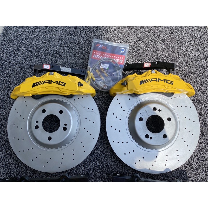 Brembo AMG C63 6pot W205 A45 CLA45 GLA GLC C class W176 W177 W204