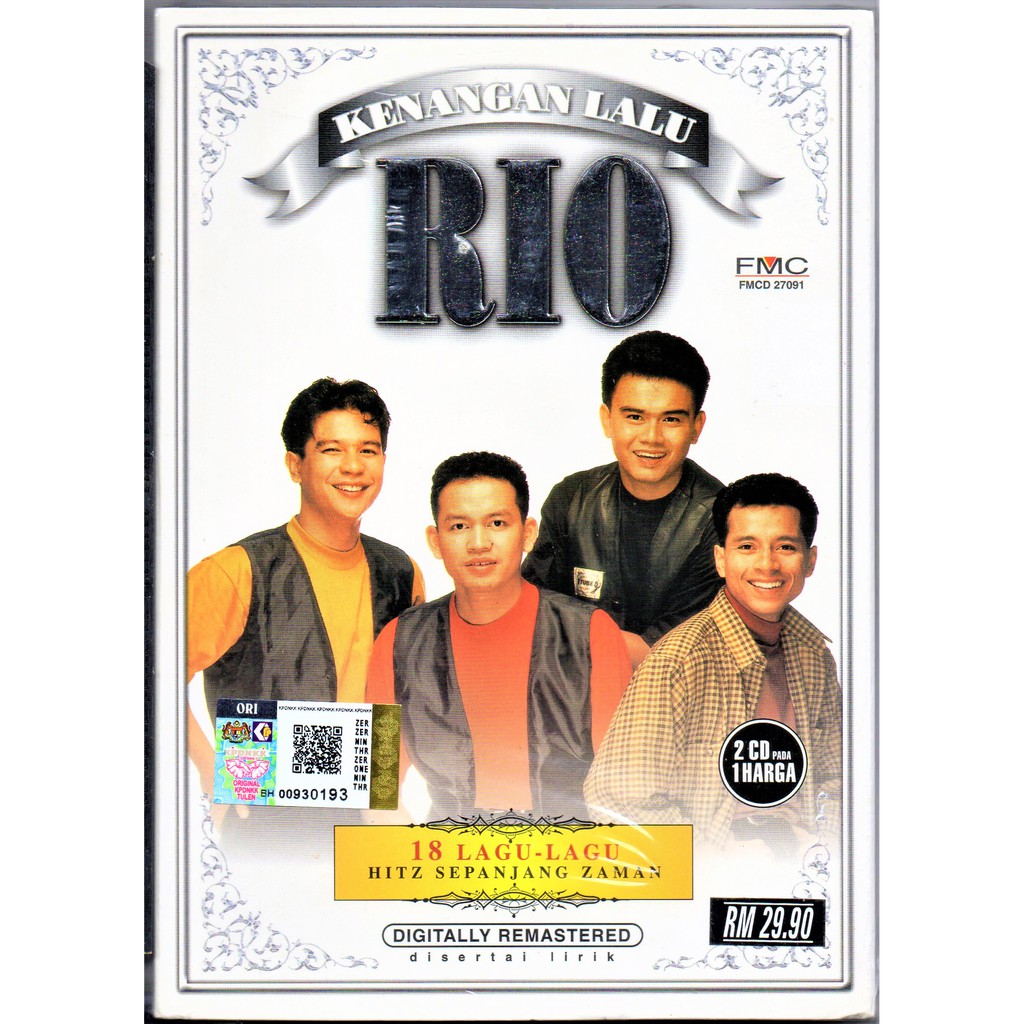 RIO - Kenangan Lalu Rio - 18 Lagu-Lagu Hitz Sepanjang Zaman ( 2 CD ...