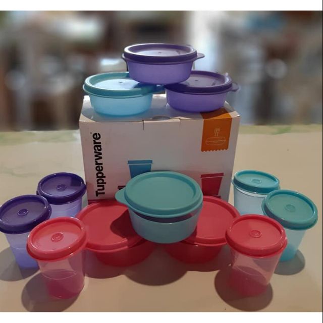 Tupperware Mini Midgets Small rounds | Shopee Malaysia