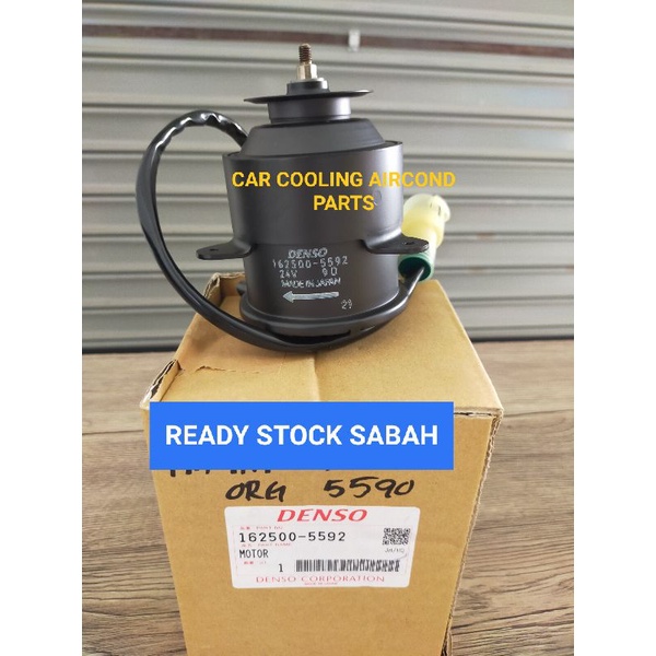 ORIGINAL DENSO RADIATOR FAN MOTOR HINO 24V OLD MODEL (5592) | Shopee ...