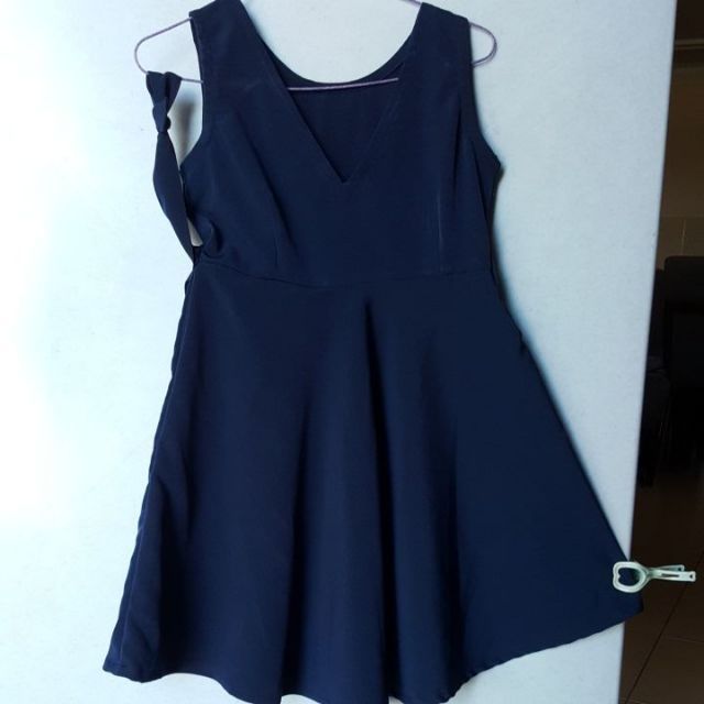 navy blue School Pinafore | Shopee Malaysia