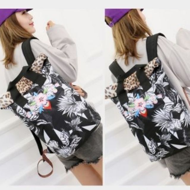 Adidas floral outlet rucksack