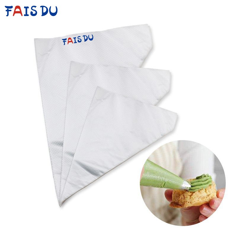 Disposable Pastry Piping Bag - S M L (100 Pcs) 100 pcs NonSlip Texture ...