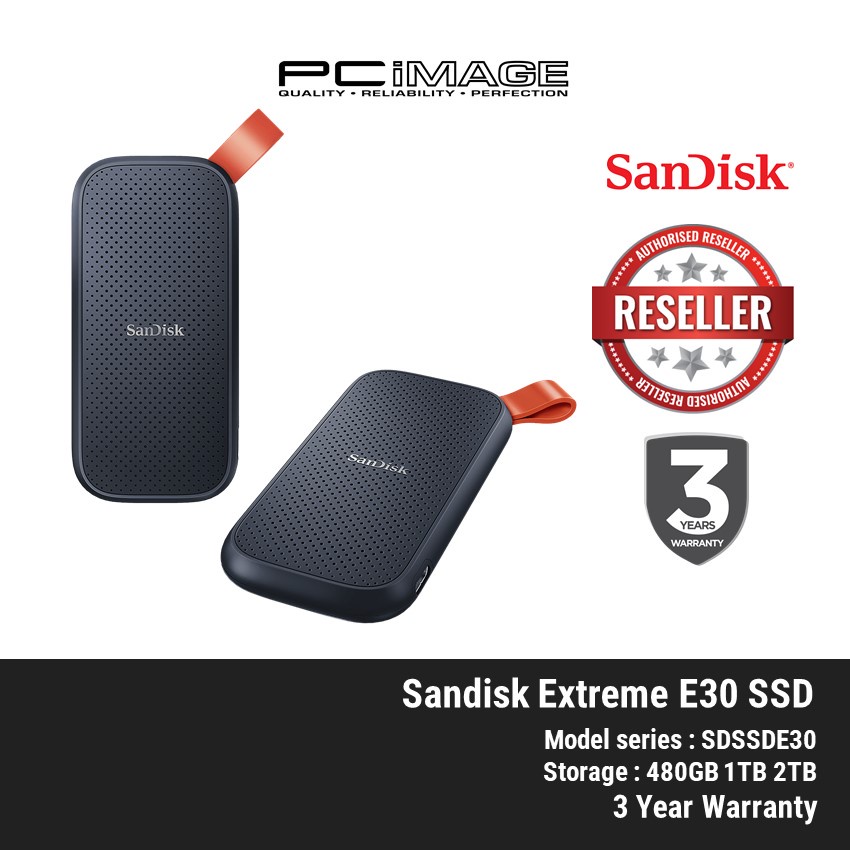 SANDISK 1TB E30 EXTREME PORTABLE EXTERNAL SSD USB 3.2 Gen 2 Shopee Malaysia