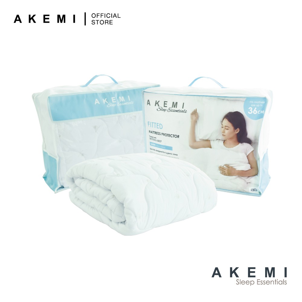 AKEMI Sleep Essentials Fitted Mattress Protector (Single/Queen/King