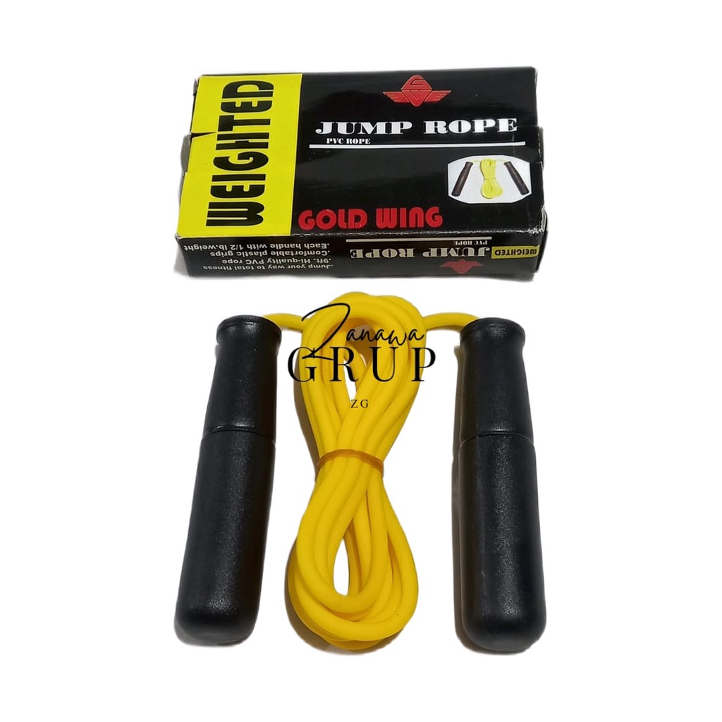 Skipping JUMP ROPE JUMP ROPE GOLD WING WEIGHTED skiping ROPE KING ...