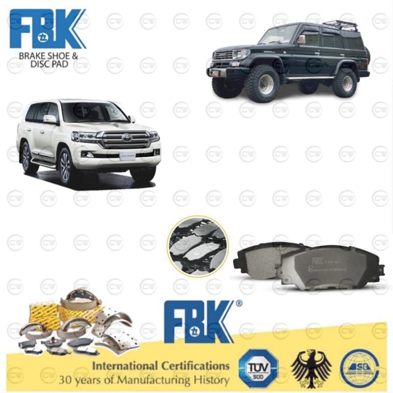 HP Rear Brake Pads & Disc Rotors Kit For Land Cruiser 100 Series (HDJ100, UZJ100) 1998-2007