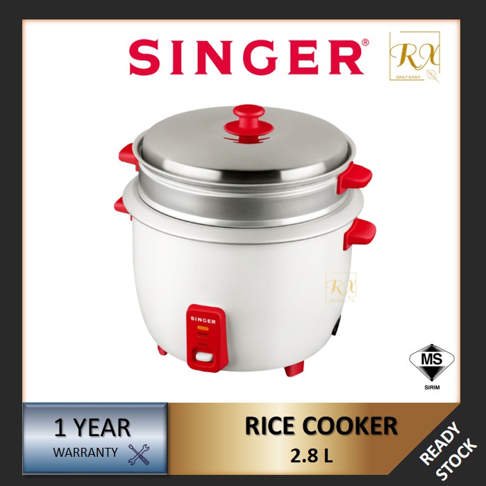 [BUBBLE WRAP] SINGER RC285 2.8L RICE COOKER | Shopee Malaysia