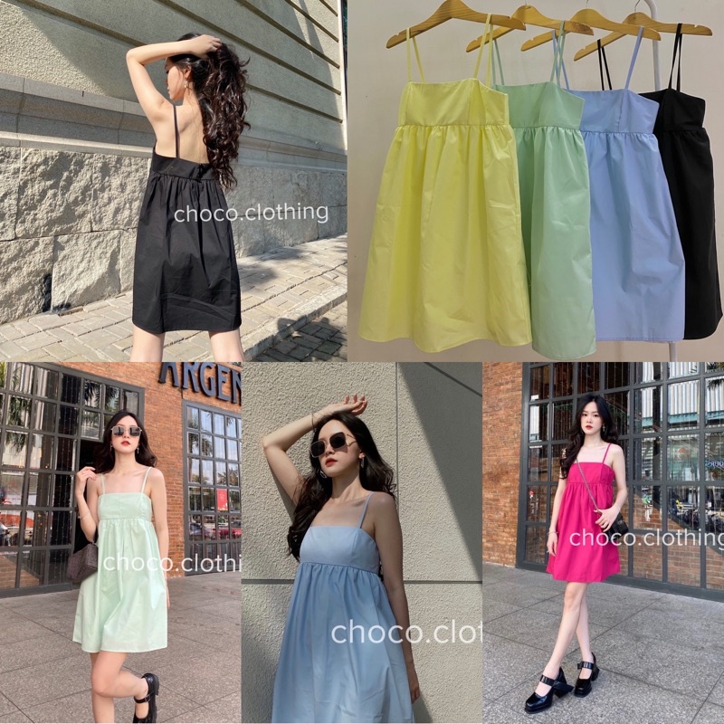 PUFFY DIAMOND - DRESS MIDI KOREAN STYLE