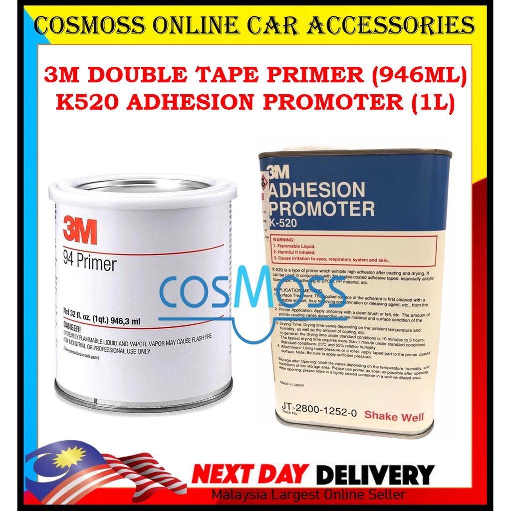 3M Double Tape 94 Primer 946ml 32oz / K520 ADHESION PROMOTER (1L
