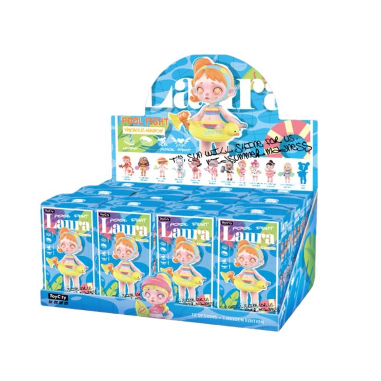 READYSTOCK】【TOYCITY Laura Pool Fight Series Blind Box】TOYCITY 