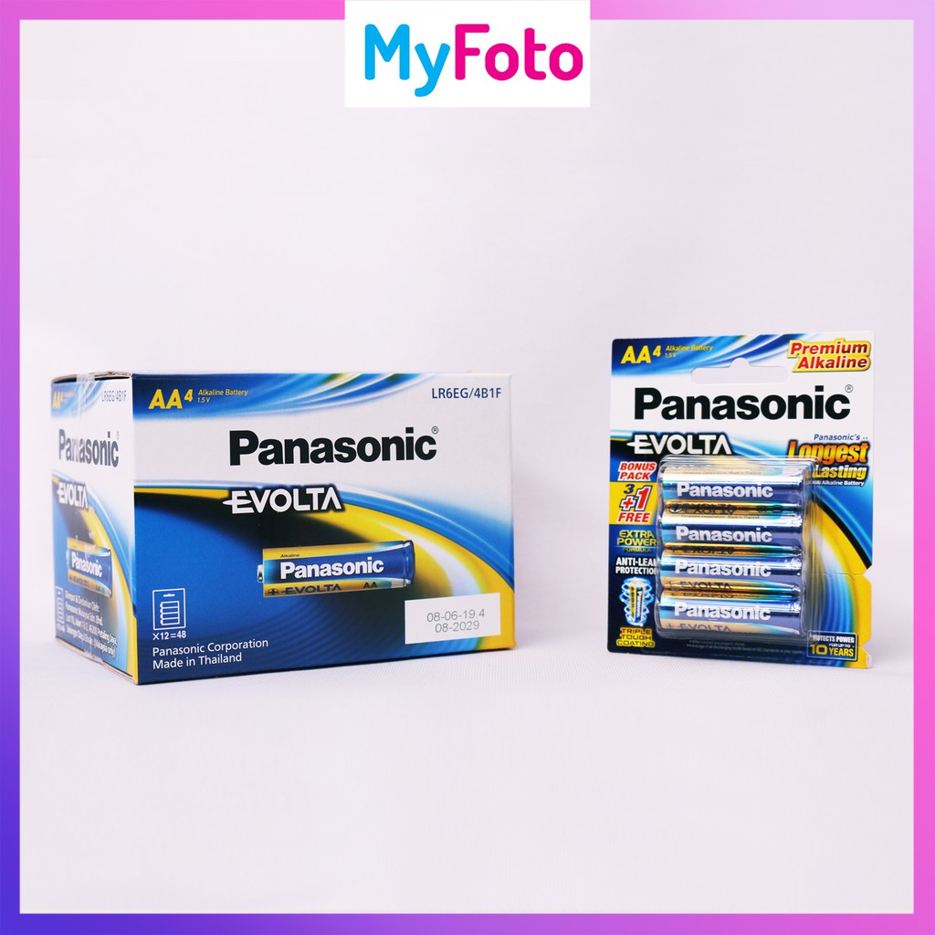 Panasonic AA / AAA Evolta 1.5V Premium Alkaline Battery. Expiry date