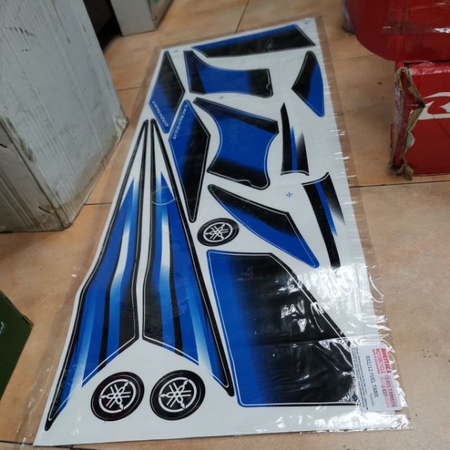 💥MORITAKA💥STICKER RXZ SKALA MERAH BIRU HITAM NORMAL/MORITAKA/YAMAHA HLY ...