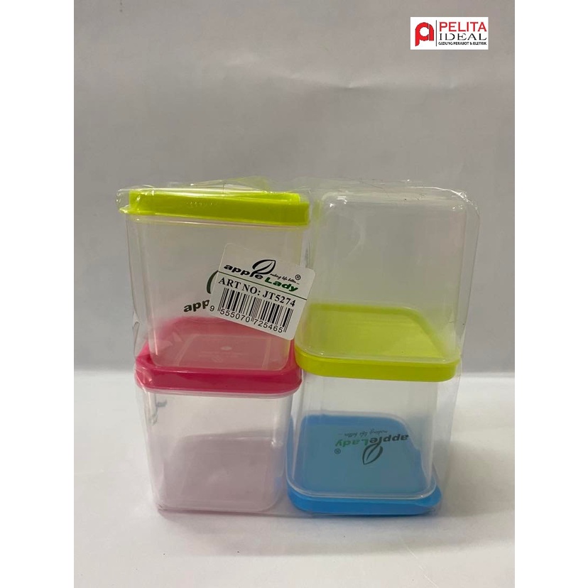 TUPPERWARE 4 IN 1 APPLELADY MINI CONTAINER / CUTE CONTAINER / SMALL ...