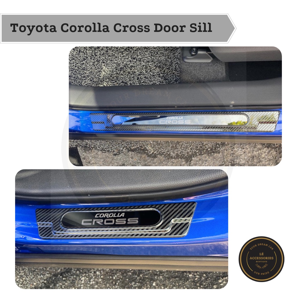 Toyota Corolla Cross Side Sill Plate Door Step Cover Side Shopee Malaysia