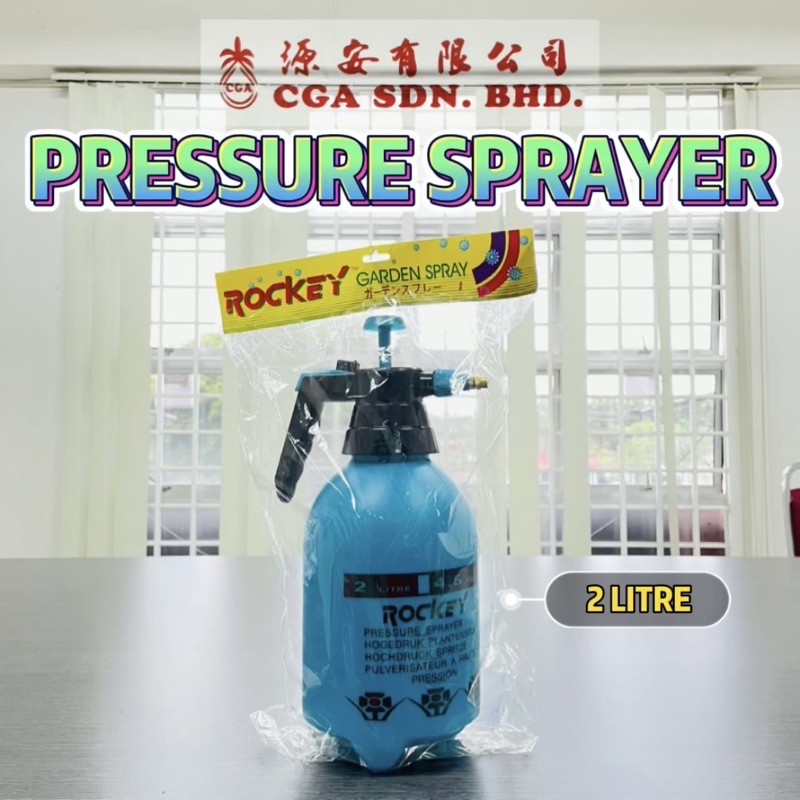 2 Liters ROCKEY Pressure Sprayer Pump / Hand Water Spray Pump Shopee