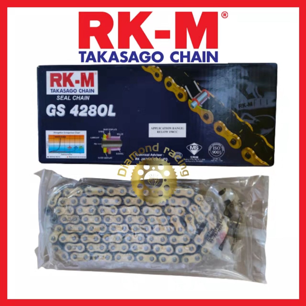 RKM 428 O-RING GOLD CHAIN ORIGINAL LC135/Y15/RS150 | Shopee Malaysia