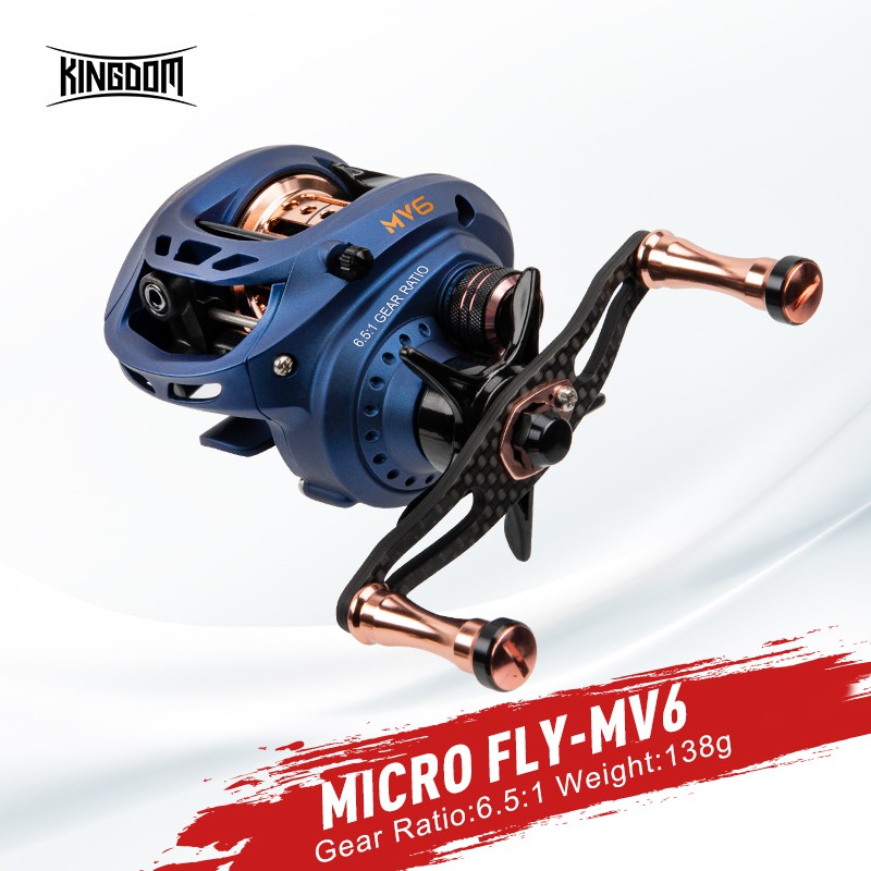 Kingdom Micro Fly High Speed Baitcasting Reel (138g)