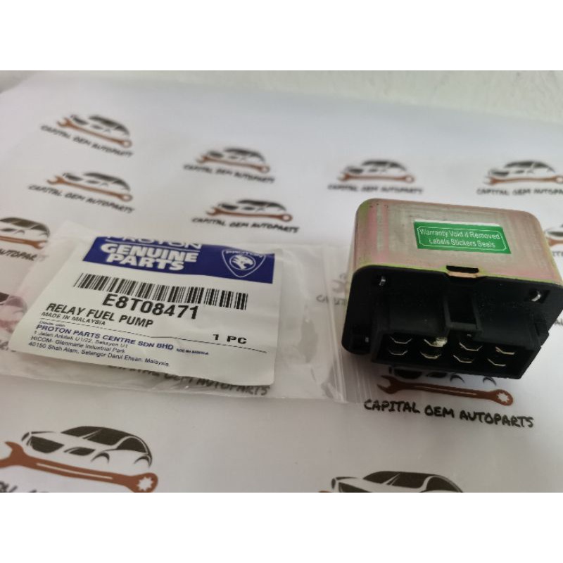 E8T07471 PROTON FUEL PUMP RELAY WIRA 1.6 PERDANA AND V6 ( 8PIN