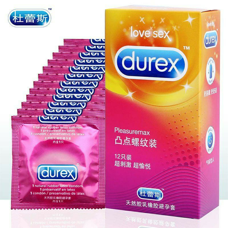 Durex condom 1set 12pcs kondom for long lasting for men..ready stock ...